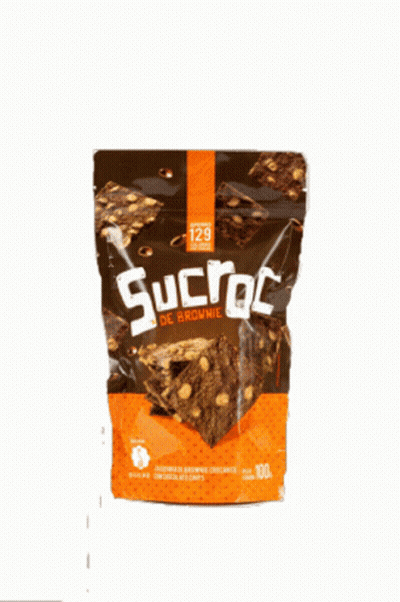 Sucroc De Brownie Bag With Brownie On Front GIF