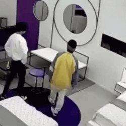 Sudden Funny Hug In A Room GIF
