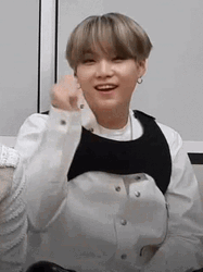 Suga Approved While Smiling GIF