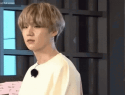 Suga Blank Face Reaction GIF
