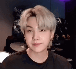 Suga Nodding With Drum In The Back GIF