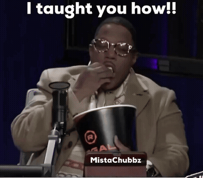 Suit And Glasses Man Eating Popcorn I Taught You How GIF