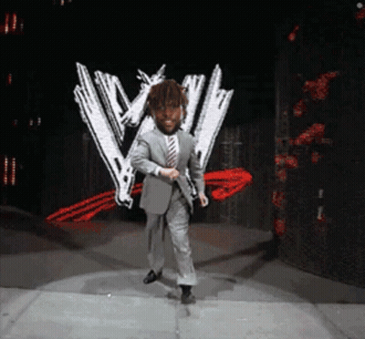 Suit And Tie Man Dancing By W Logo GIF