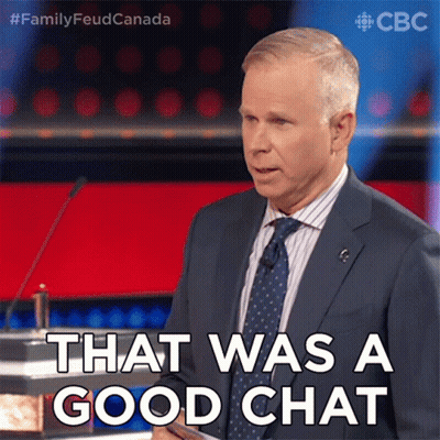 Suit-And-Tie Man Saying That Was Good Chat GIF
