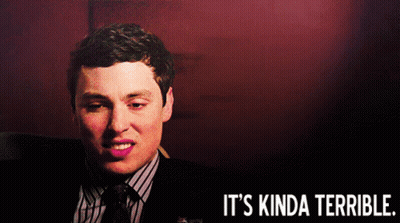 Suit And Tie Man Says It's Kinda Terrible GIF
