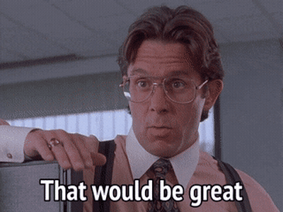 Suit Man Pointing Saying That Would Be Great GIF