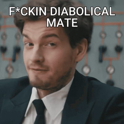 Suit Man Saying F * Cking Diabolical Mate GIF
