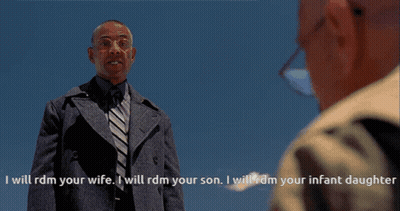 Suit Man Yelling I Will RDM Your Wife GIF