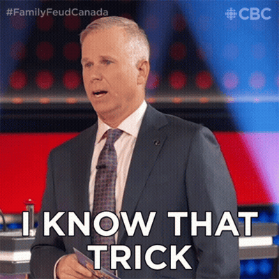 Suited Man Holding Paper I Know That Trick GIF