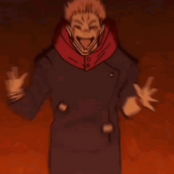 Sukuna Jujutsu Kaisen Clapping GIF