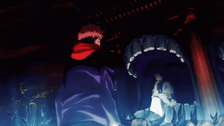 Sukuna Jujutsu Kaisen Yuji Itadori Facing Sukuna GIF