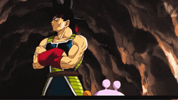 Sulking Bardock GIF