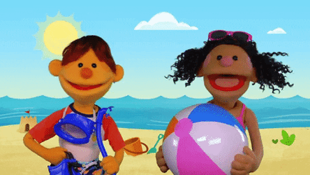 Summer August Super Simple Songs In The Beach GIF