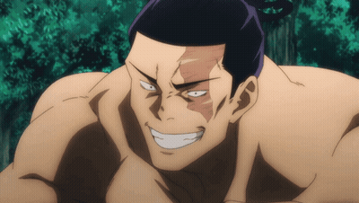 Sumo Wrestler With Ponytail Smiling GIF