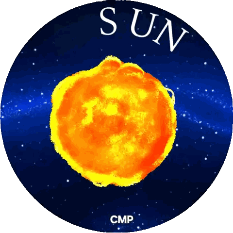 Sun Drawing With Sun CMP Sticker