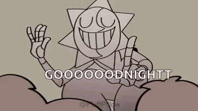 Sun Giving Thumbs Up Saying Goodnight