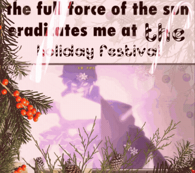 Sun Radiates At Holiday Festival GIF