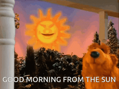 Sun Saying Good Morning From The Sun GIF