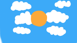 Sun Shining Buen Dia Graphic Design GIF