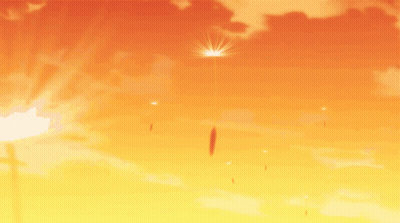 Sun Shining Through Clouds At Sunset GIF