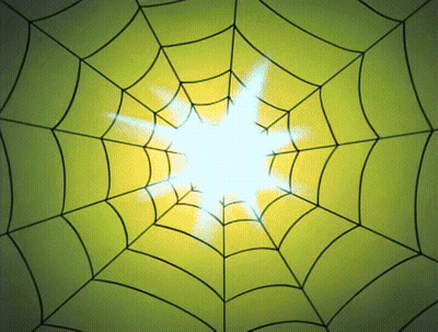 Sun Shining Through Clouds Behind Spaceship GIF