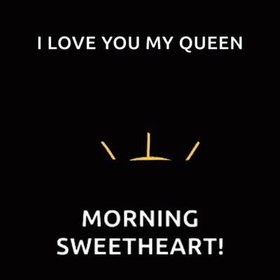 Sun With Face Saying I Love You My Queen GIF