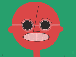 Sunburn Awkward Smile Eyes GIF