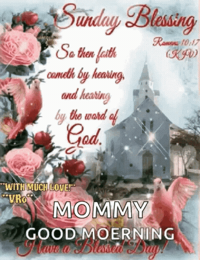 Sunday Blessing Faith Cometh By Hearing Word Of God GIF