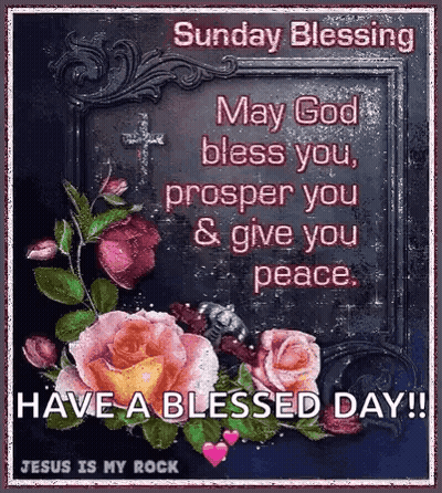 Sunday Blessing May God Bless You GIF