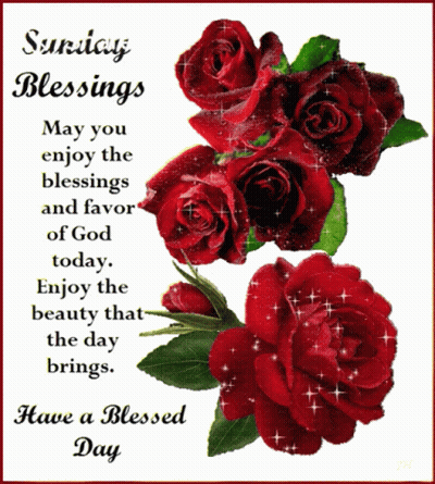 Sunday Blessings May You Enjoy The Blessings And Favor Of God Today Enjoy The Beauty That The Day Brings And Have A Bles GIF
