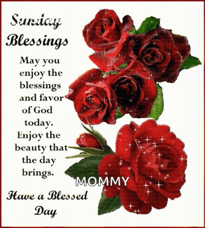 Sunday Blessings May You Enjoy The Blessings And Favor Of God Today Enjoy The Beauty That The Day Brings Mommy GIF