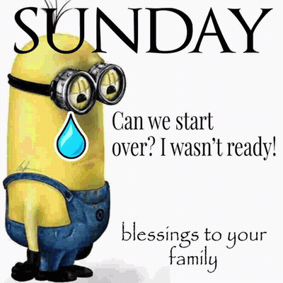 Sunday Can We Start Over ? I Wasn 'T Ready ! GIF