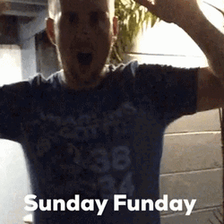 Sunday Funday Screaming Person GIF