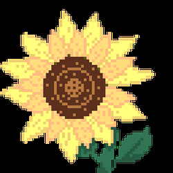 Sunflower 2d Art