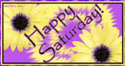 Sunflower Art Saturday Blessings GIF