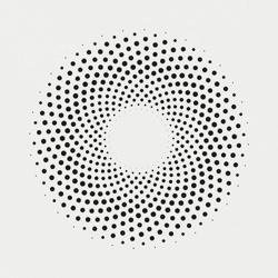 Sunflower Optical Illusion Dots