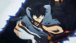 Sung Jin Woo Using His Advanced Dagger Techniques GIF