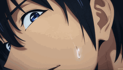 Sung Jin Woo With Shining Blue Eyes GIF