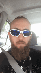 Sunglass Eye Brow Raise GIF