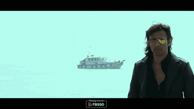 Sunglasses Man And Boat Playing Now On Resso GIF