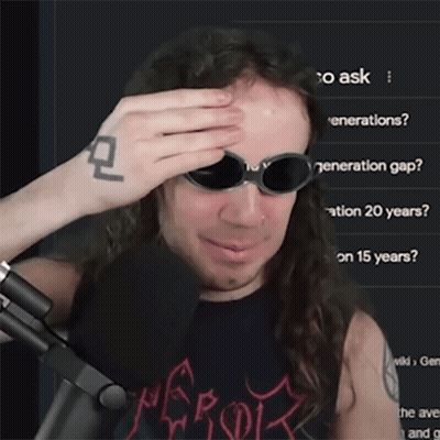 Sunglasses Man Hand To Forehead Maybe You're GIF