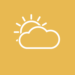 Sunny Weather Icon Loop GIF