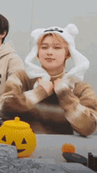 Sunoo Enhypen Ghost Hat GIF