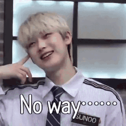 Sunoo Smiled Thinking Meme GIF