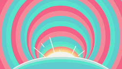 Sunrise Colorful Optical Illusion GIF