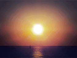 Sunrise Diagonal Split Screen GIF