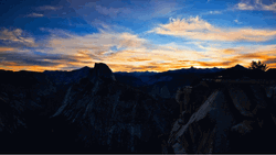 Sunrise Glacier Point Yosemite National Park
