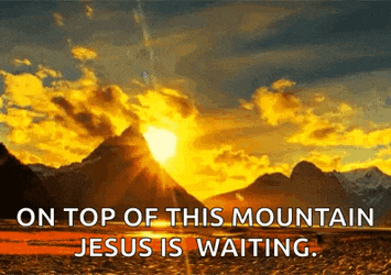 Sunrise Mountains GIF