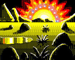 Sunrise Pixel Art