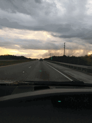 Sunset Car Driving